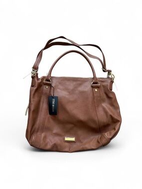 💜Steve Madden Brown Leather Hangbag
